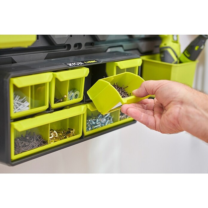 Ryobi Link Sortimentskasten RSLW 309 (Anzahl Fächer: 6 Stk.) | BAUHAUS
