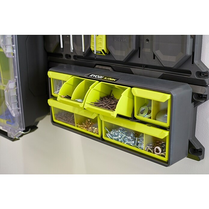 Ryobi Link Sortimentskasten RSLW 309 (Anzahl Fächer: 6 Stk.) | BAUHAUS