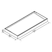 Palram – Canopia Nadstrešek za vhodna vrata Sophia  (215 x 95 x 17 cm, Antracitno siva) | 4816 - Vordächer | GBDF - Vordächer | GBD - Bauelemente | GB - Bauelemente | G - Holz/Bauelem | BAUHAUS