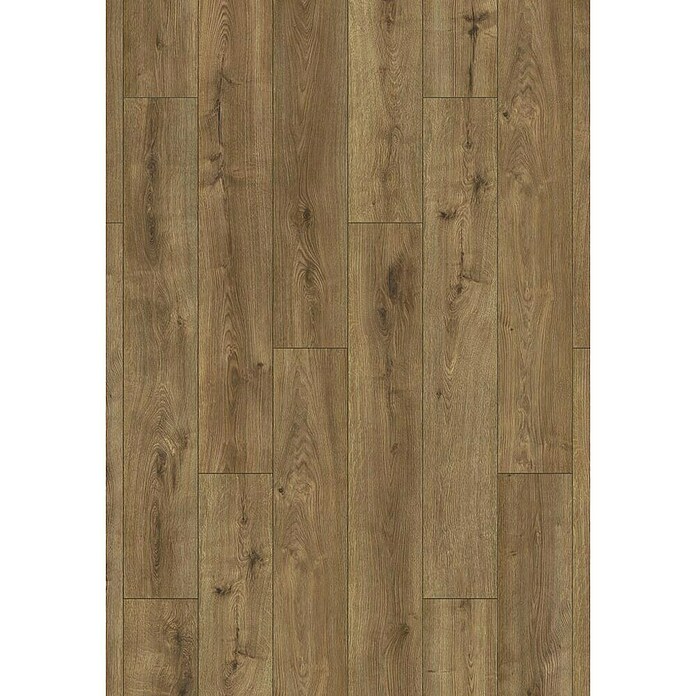 LOGOCLIC Aquaprotect Laminado Roble Hillside (1.288 x 195 x 8 mm, Roble Hillside, AC4, Resistente al agua) | BAUHAUS