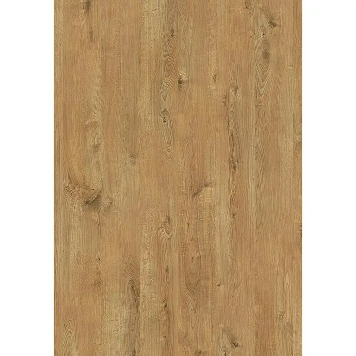 LOGOCLIC Aquaprotect Laminado Roble Sherwood - 1.288 x 195 x 12 mm, Roble Sherwood, AC5, Resistente al agua - Primer plano de un suelo laminado, mostrando tonos cálidos de madera para un aspecto natural y acogedor.