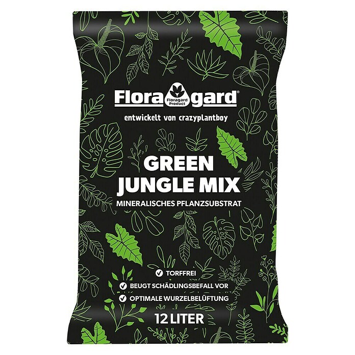 Floragard Pflanzensubstrat Green Jungle Mix (12 l) | BAUHAUS