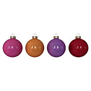 Weihnachtskugeln (Party Time, Glas, Durchmesser: 6 cm, 20 Stk.)