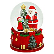 Schneekugel Santa (Rot, Polyresin, 6,5 cm) | BAUHAUS