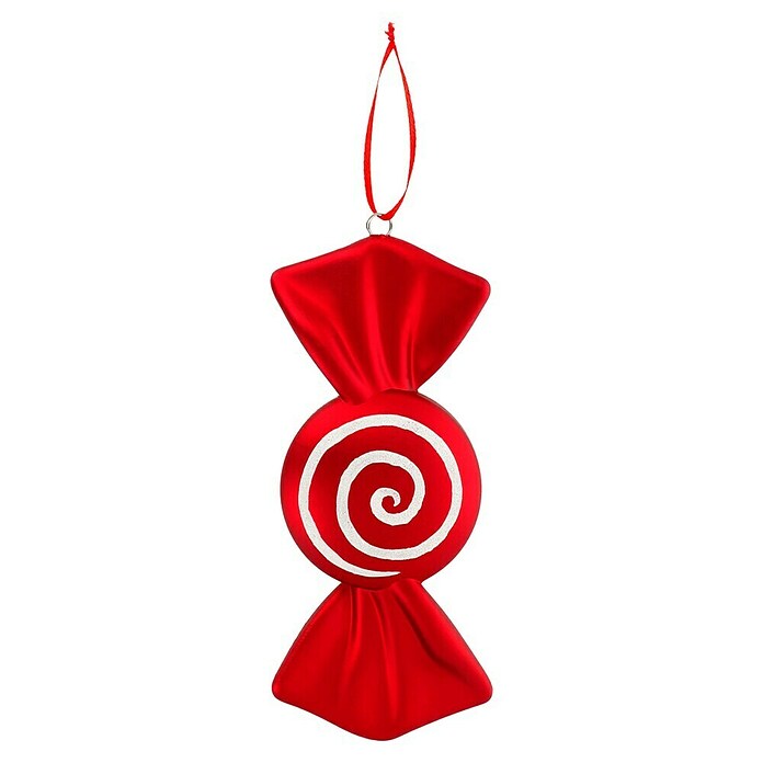 Christbaumschmuck Bonbon (Rot, Kunststoff, 1 Stk., 8 x 5 x 22 cm) | BAUHAUS