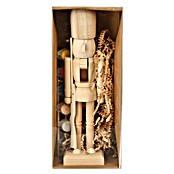 Decoris Nussknacker zum Bemalen (Holz, Beige, 26 x 11 x 7 cm) | BAUHAUS