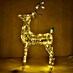 LED-Weihnachtsdekofigur Hirsch Bling 