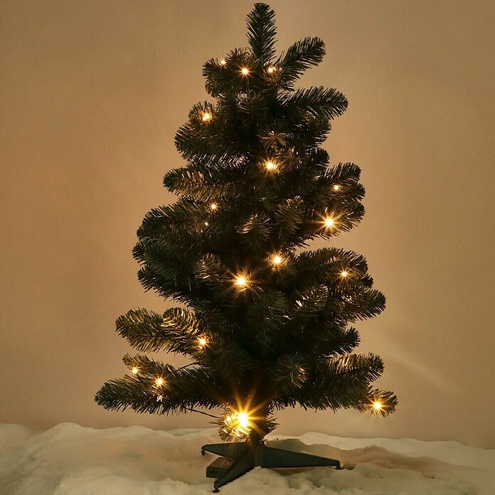 Künstlicher Weihnachtsbaum Joy (Höhe: 90 cm, Grün, LED-Beleuchtung) | BAUHAUS