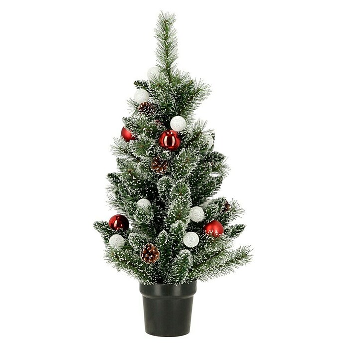 Künstlicher Weihnachtsbaum Kaprun (Höhe: 90 cm, Grün, LED-Beleuchtung) | BAUHAUS