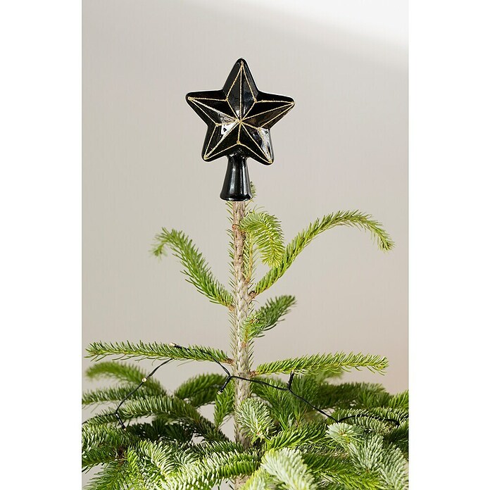 Christbaumspitze (Länge: 14 cm, Ebony Black) | BAUHAUS