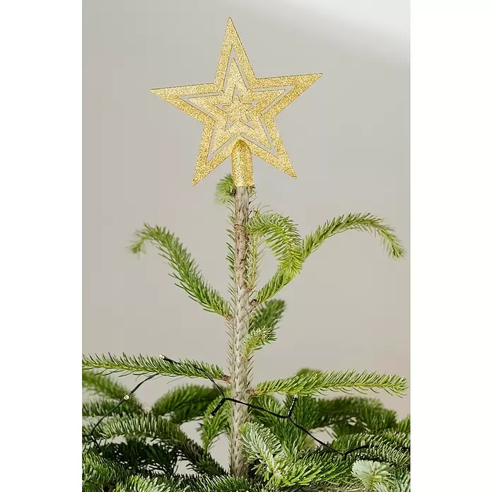 Decorazioni rossi stella per albero di Natale - Decorazione natalizia celtica rosa, albero di Natale con : Puntale Stella Albero