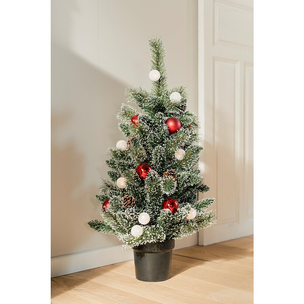 Knstlicher Weihnachtsbaum Kaprun - Hhe: 90 cm, Grn, LED-Beleuchtung  online kaufen bei BAUHAUS