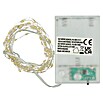 Cable con luces LED (Para interior, Color de luz: Blanco cálido, 132 ud., Funciona con pilas) | BAUHAUS