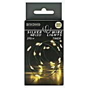Cable con luces LED (Para interior, 195 cm, Color de luz: Blanco cálido, 40 ud., Funciona con pilas) | BAUHAUS