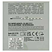 LED-Lichterdraht (Außen, 395 cm, Lichtfarbe: Warmweiß, 80 Stk., Batteriebetrieben) | BAUHAUS