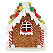 LED-Weihnachtsdekoleuchte Lebkuchenhaus (12 x 14 x 12 cm, Mehrfarbig, Batteriebetrieben, LED) | BAUHAUS