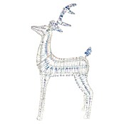 LED-Weihnachtsdekofigur Hirsch Bling (22 x 60 x 100 cm, Klar/Irisierend, Netzbetrieben, LED) | BAUHAUS