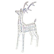 LED-Weihnachtsdekofigur Hirsch Bling (22 x 60 x 100 cm, Klar/Irisierend, Netzbetrieben, LED) | BAUHAUS