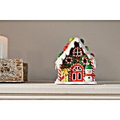 LED-Weihnachtsdekoleuchte Lebkuchenhaus (12 x 14 x 12 cm, Mehrfarbig, Batteriebetrieben, LED) | BAUHAUS