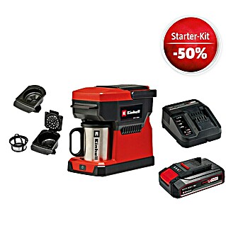 Einhell Power X-Change 18V Maschinenpaket (Akku-Kaffeemaschine TE-CF 18 Li-Solo + Starter-Kit (-50%))