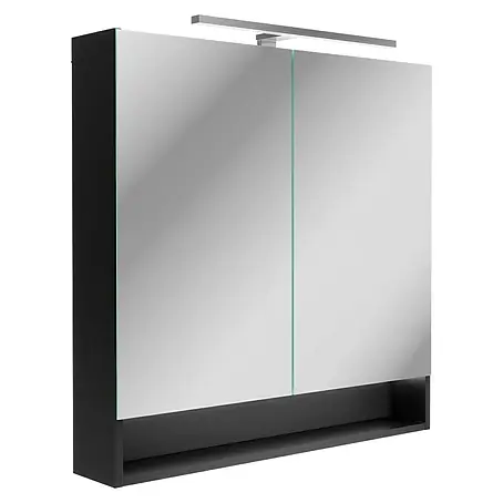 Camargue Curve LED-Spiegelschrank