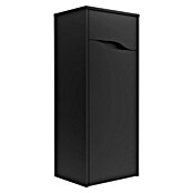 Camargue Curve Midischrank (B x T x H: 40,2 x 32,7 x 98,4 cm, Schwarz, Matt, Anschlag: Links) | BAUHAUS