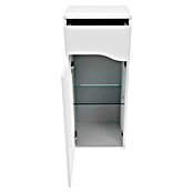 Camargue Curve Midischrank (B x T x H: 40,2 x 32,7 x 98,4 cm, Weiß, Matt, Anschlag: Links) | BAUHAUS