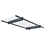 Palram – Canopia Pultvordach Nancy (205,5 x 94 x 14 cm, Anthrazitgrau) | BAUHAUS