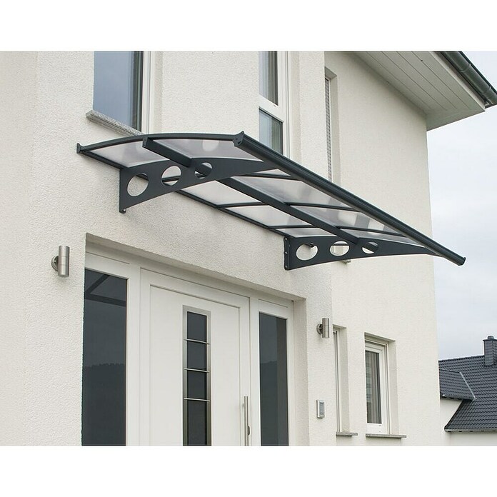 Palram – Canopia Marquesina para puerta Herald (223 x 140 x 33 cm) | BAUHAUS