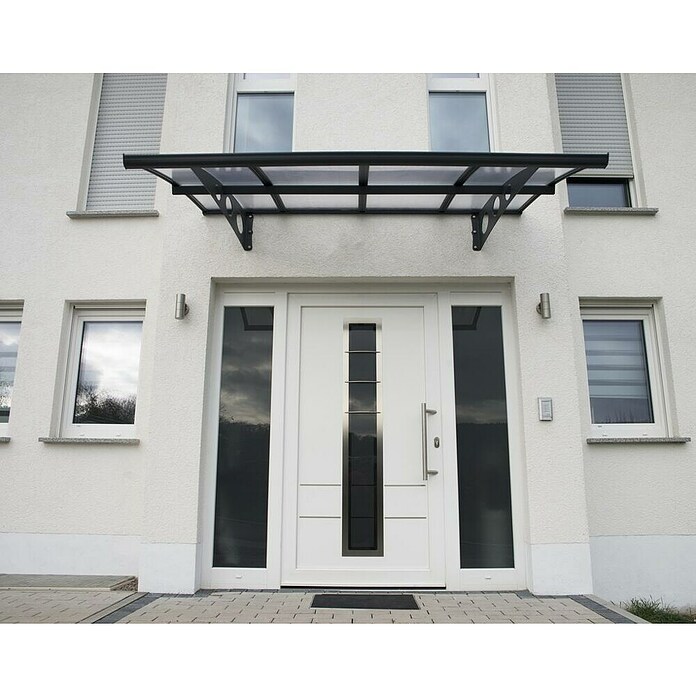 Palram – Canopia Marquesina para puerta Herald (223 x 140 x 33 cm) | BAUHAUS