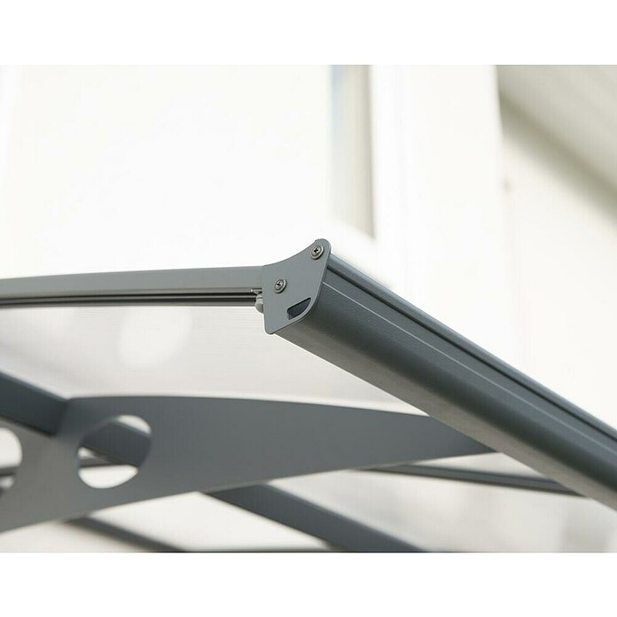 Palram – Canopia Marquesina para puerta Herald (223 x 140 x 33 cm) | BAUHAUS