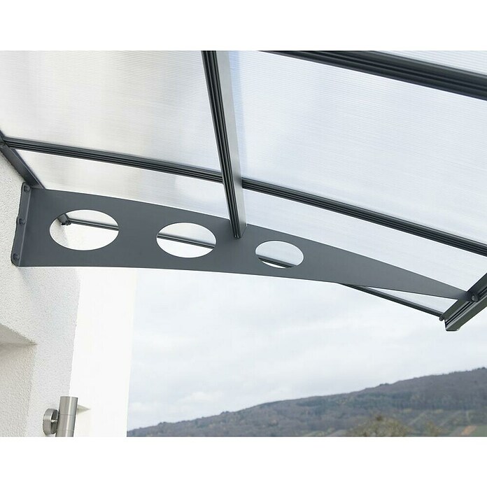 Palram – Canopia Marquesina para puerta Herald (223 x 140 x 33 cm) | BAUHAUS