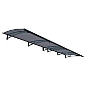 Palram – Canopia Pultvordach Aquila (412 x 91,5 x 17,5 cm, Anthrazit, Farbe Dach: Grau) | BAUHAUS