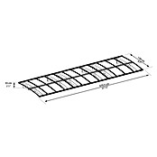 Palram – Canopia Marquesina para puerta Herald (670,5 x 139 x 33 cm) | BAUHAUS