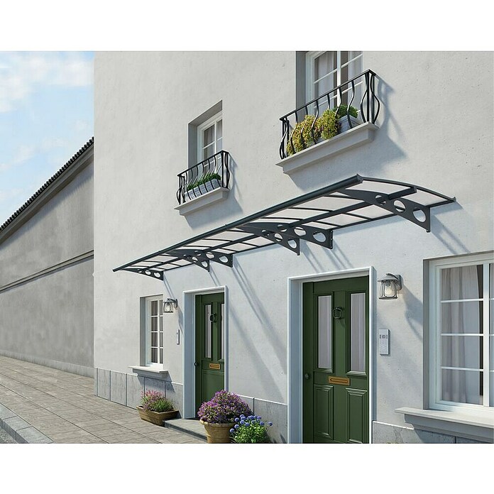 Palram – Canopia Marquesina para puerta Herald (670,5 x 139 x 33 cm) | BAUHAUS