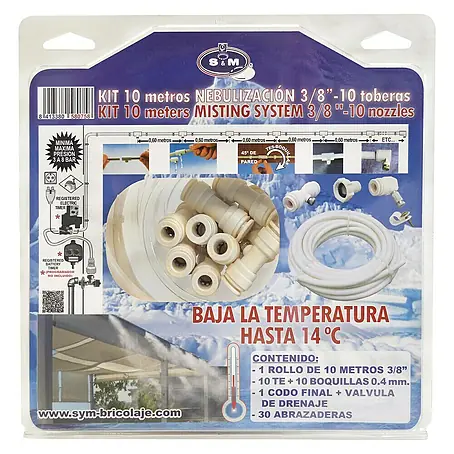 Set de nebulización kit con programador