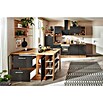 Respekta Cocina de isla Hilde (Ancho: 280 cm, Gris, Con electrodomésticos) | BAUHAUS