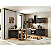 Respekta Cocina de isla Hilde (Ancho: 280 cm, Gris, Con electrodomésticos) | BAUHAUS