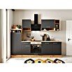 Respekta Cocina de isla Hilde (Ancho: 280 cm, Gris, Con electrodomésticos) | BAUHAUS