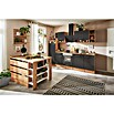 Respekta Cocina de isla Hilde (Ancho: 280 cm, Gris, Con electrodomésticos) | BAUHAUS