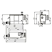 Wilo Hebeanlage DrainLift MINI3 (Max. Förderhöhe: 8,963 m, Weiß) | BAUHAUS