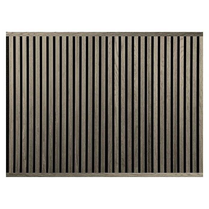 FibroTech Zaključna letvica za akustične panele  (3.000 x 25 x 22 mm, 2 kos, Grey Oak) | 5048 - Akustikpaneele | GCDB - Paneele | GCD - Wand Boden Decke Leisten | GC - Wand Boden Decke Leisten | G - Holz/Bauelem | BAUHAUS