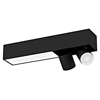 Philips Hue LED-Deckenstrahler White & Color Ambiance Centris (22,4 W, L x B x H: 8,5 x 40,8 x 12,7 cm, Schwarz, RGBW, 3 Stk.)