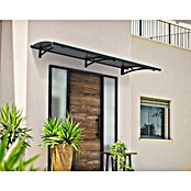 Palram – Canopia Marquesina para puerta Aquila (205,5 x 91,5 x 17,5 cm, Antracita, Color del techo: Gris) | BAUHAUS