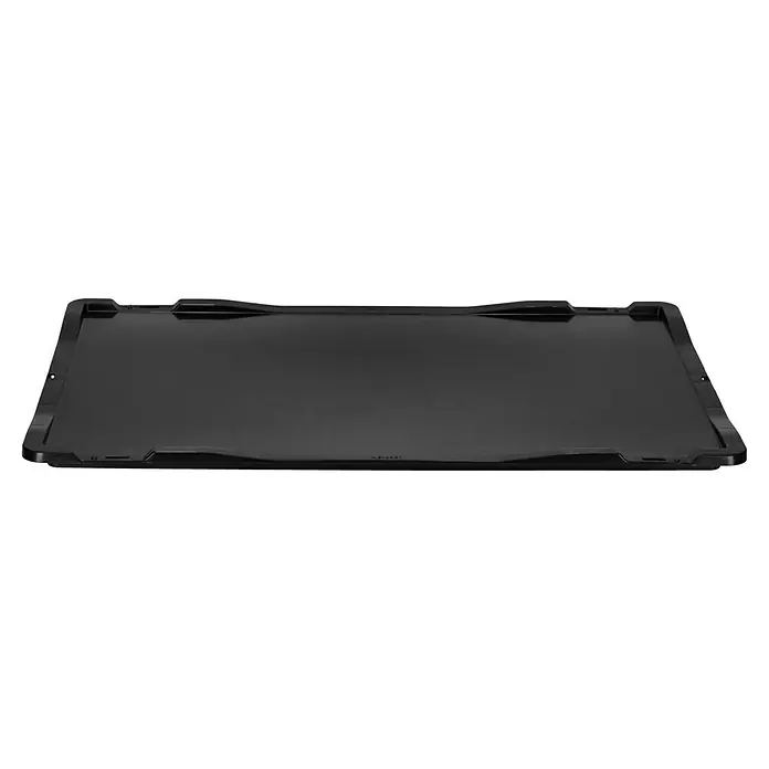 BAUHAUS Deckel für Eurobehälter - 60 x 40 cm, Schwarz - Schwarze, rechteckige Kunststoffwanne mit erhöhtem Rand. Optimal für Lagerung und Transport, robust und langlebig.