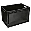BAUHAUS Eurobox (L x B x H: 60 x 40 x 40 cm, 76 l, Geschlossen, Schwarz) | BAUHAUS