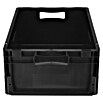 BAUHAUS Eurobox (44 l, L x B x H: 60 x 40 x 22 cm, Geschlossen, Schwarz) | BAUHAUS