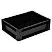 BAUHAUS Eurobox (L x B x H: 40 x 30 x 12 cm, 10 l, Geschlossen, Schwarz) | BAUHAUS