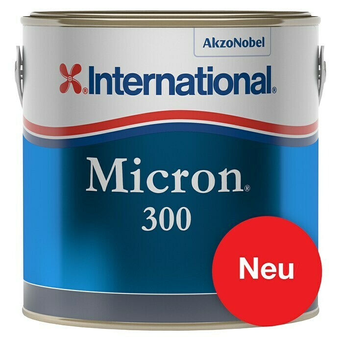 International Selbstpolierendes Antifouling Micron 300Dunkelgrau, 2,5 l Front View