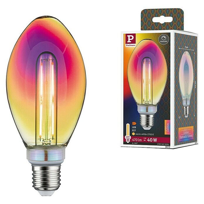 Paulmann LED žarulja Vintage  (E27, Može se prigušiti, Topla bijela, 470 lm, 5 W, Posebna namjena svjetiljke: B75) | BAUHAUS